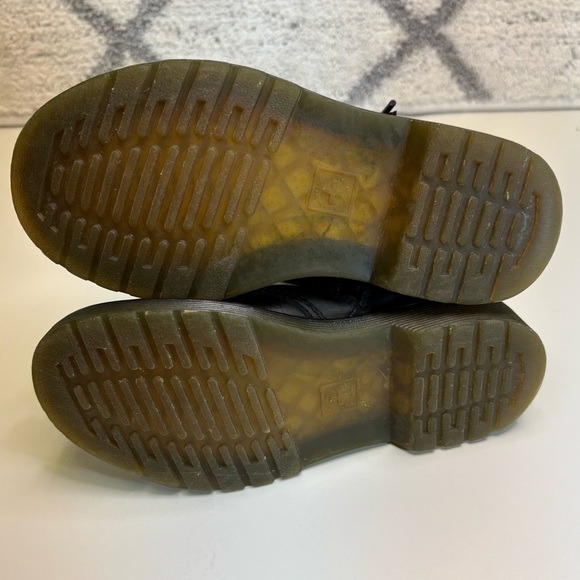 Dr. Martens 1460 Joska Romario Boys US 1 Black Leather Biker Buckle Boots Rare - Picture 6 of 6